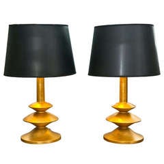 Diego Giacometti Style Lamp Pair