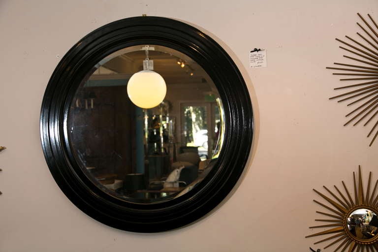 Mid-Century Modern Dark Chocolate Mid-Century Hotel Mirror