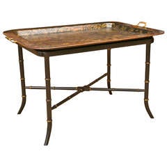 Antique British Regency Style Tray Table