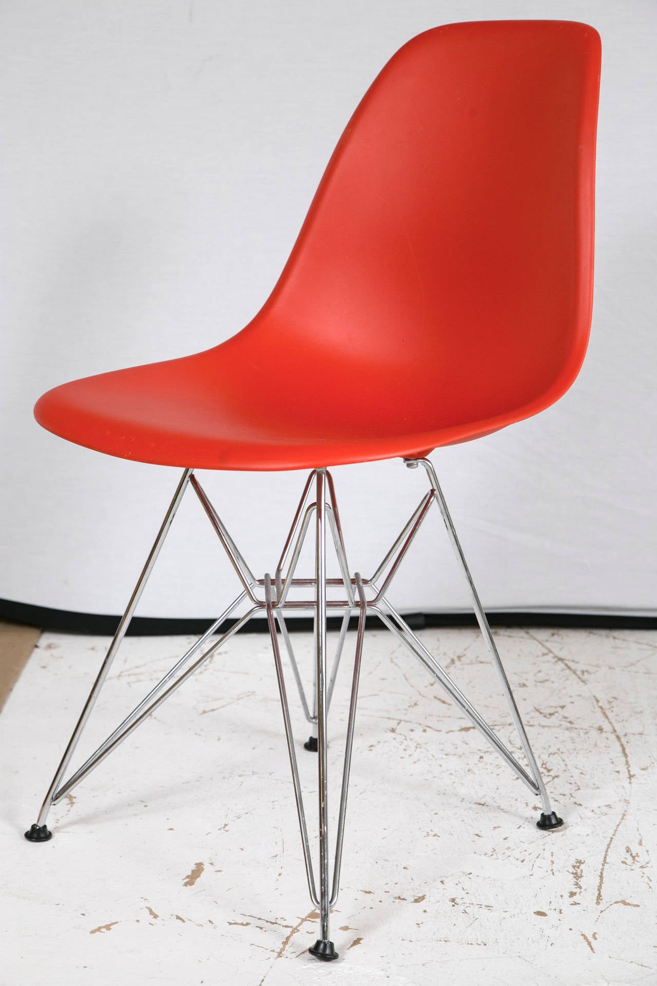 American Molded Plastic Wire-Base Side Chair by Charles and Ray Eames