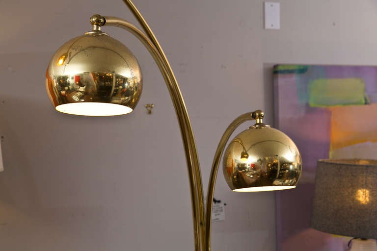 Mid-Century Modern 1960's Italian Triple Arc Lamp