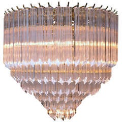 Mid-Century Lucite Chandelier