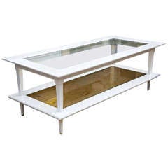 Mid-Century Lacquered Cocktail Table