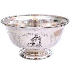 Vintage Reed and Barton Trophy Bowl