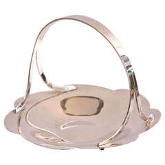 Tiffany Sterling Handled Basket