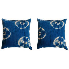 Pair of African Textile Pillows