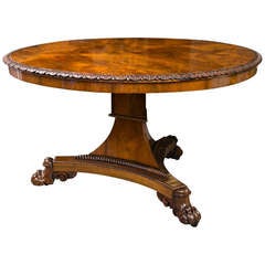 Period Neoclassical Center Hall Tilt Table