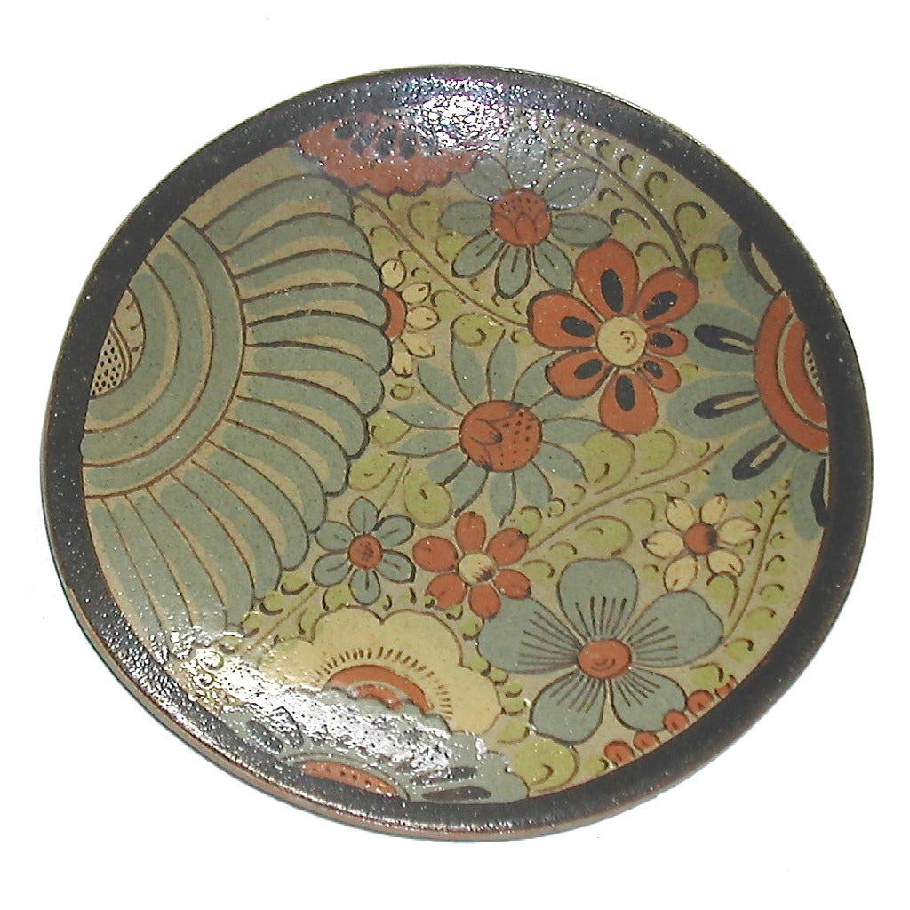 Glazed Mexican " Tourista" Plate