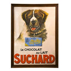 Vintage Suchard Chocolat Poster
