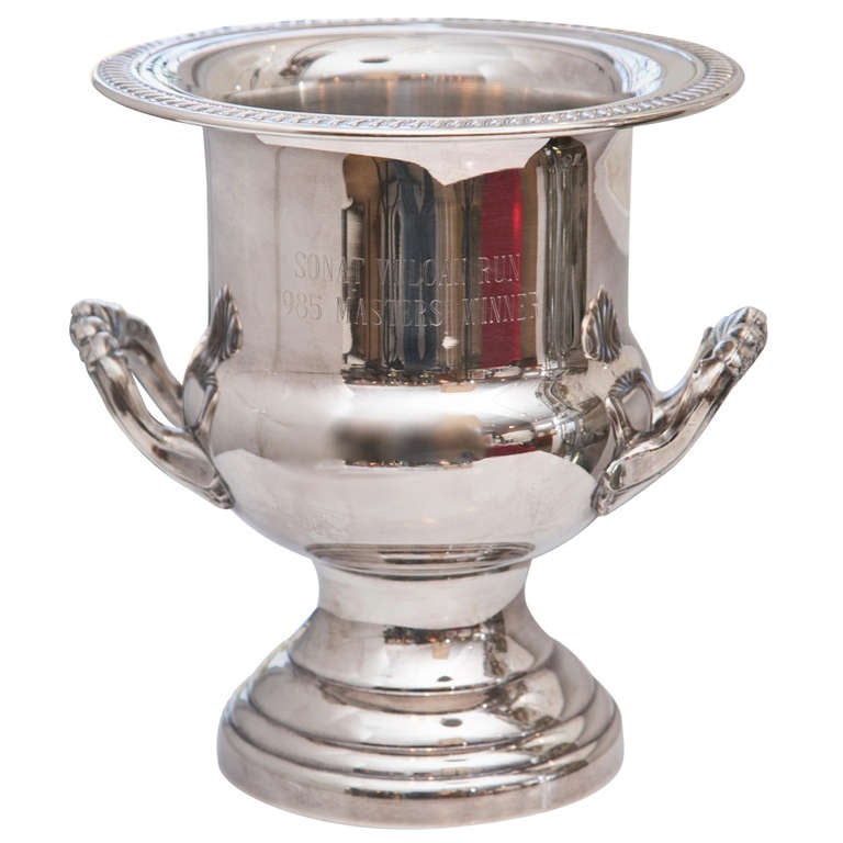 Silver Plate Trophy Champagne Bucket at 1stDibs | leonard silver plated champagne  bucket, champagne trophy, silver plate champagne bucket