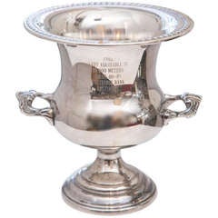 Silver Plate Trophy Champagne Bucket