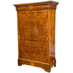 French 19th Century Louis Philippe Abattant Secretary