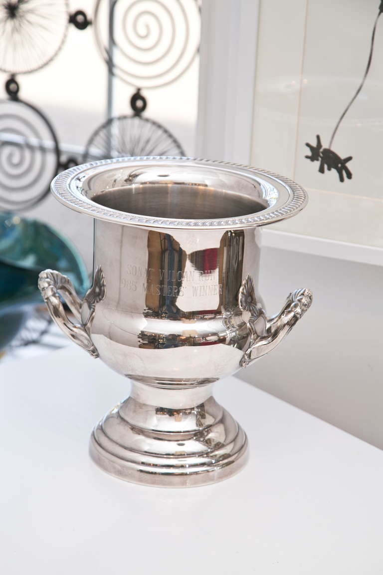 silver plated champagne bucket
