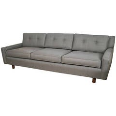 Mid-Century Three-Cushion Sofa