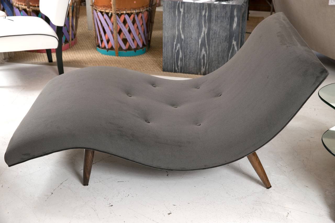 Mid-Century Modern Classic 1960s Double Chaise by Adrian Pearsall
