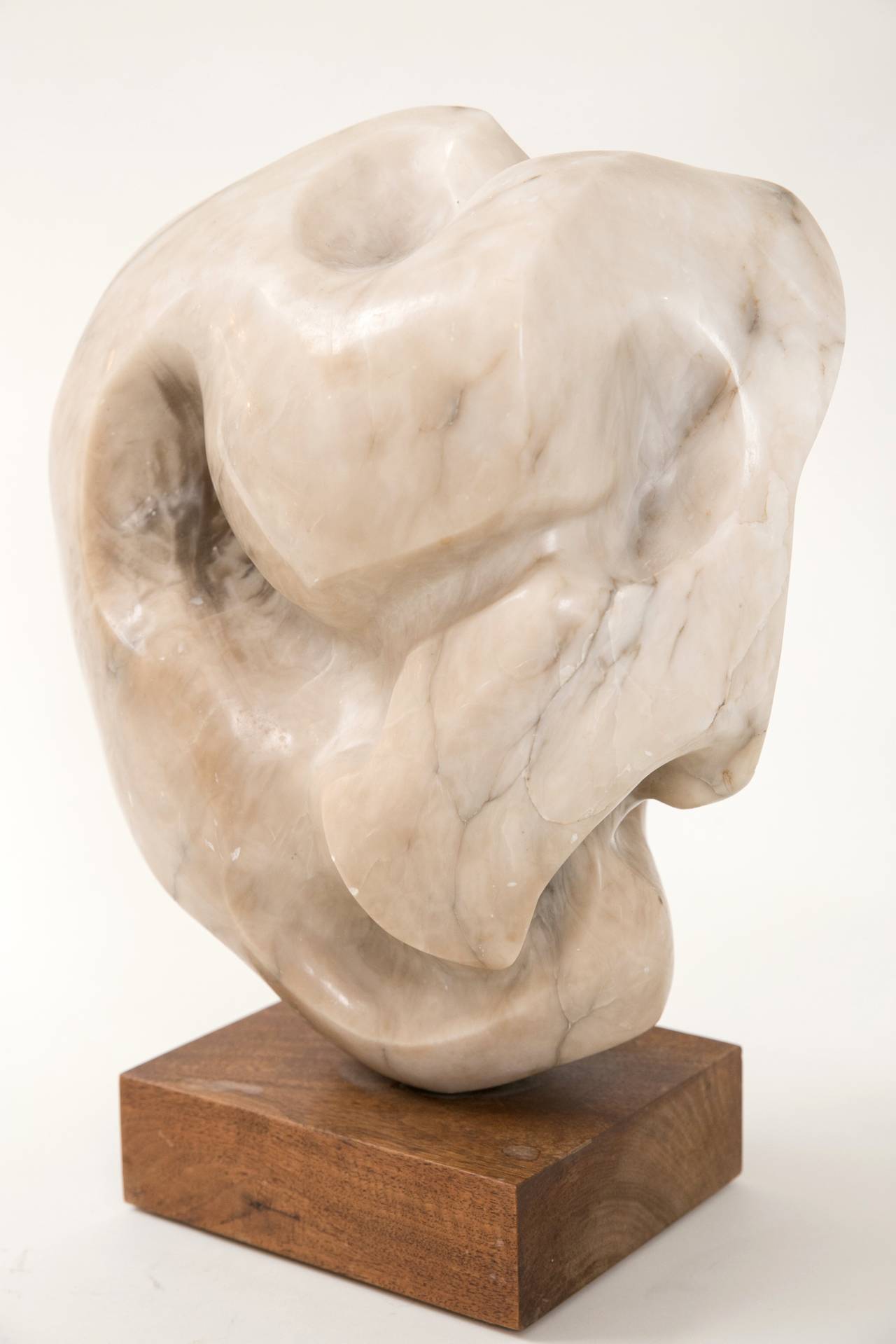 American Mid-Century Abstract Stone Sculpture