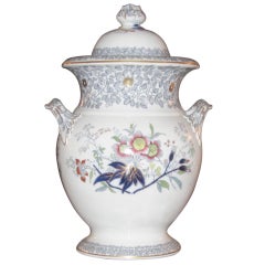 Ironstone Covered Urn