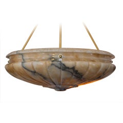 Used A Neoclassic Alabaster Light Fixture