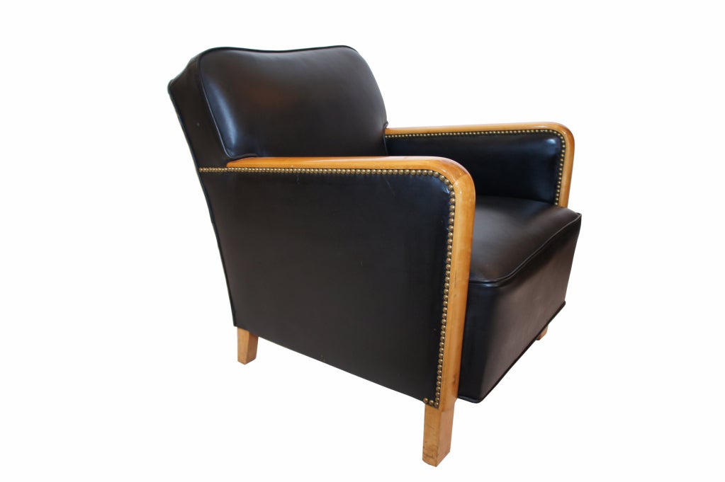 An Art Deco Club Chair