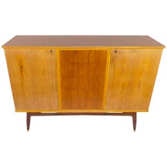 Ash and Teak Swedish Modern Sideboard