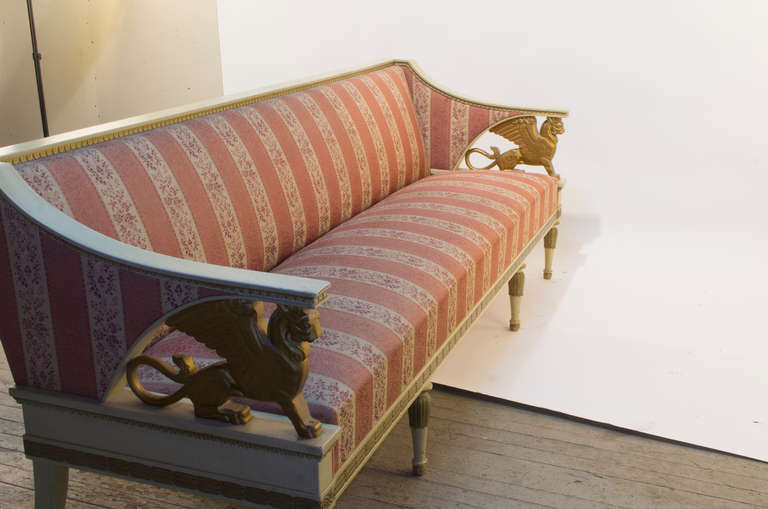 19th Century Late Gustavian Sofa