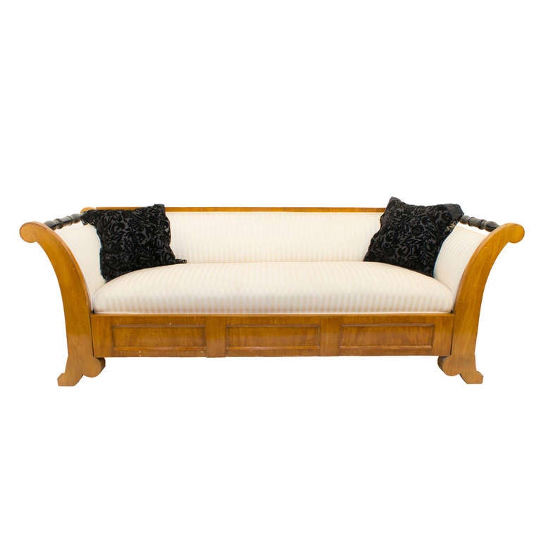 Birch Biedermeier Sofa