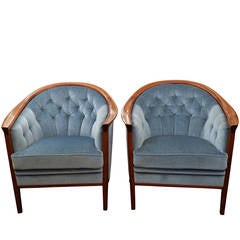 Pair of Scandinavian Modern Club Chairs