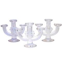 Set of Three Scandinavian Modern Candlesticks 11