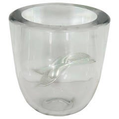 Art Deco Crystal Vase