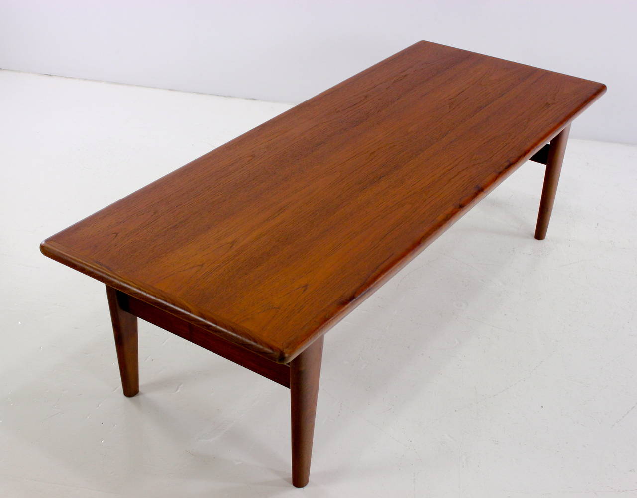 Scandinavian Modern Danish Modern Teak Coffee Table Designed by JL Moller