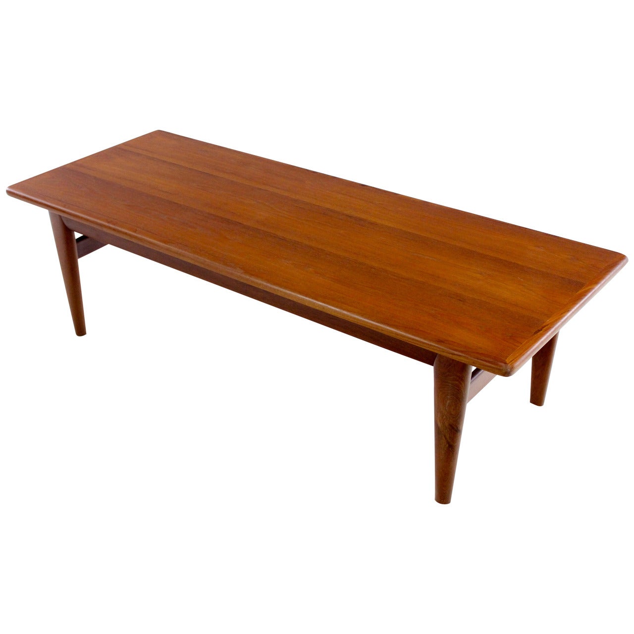Danish Modern Teak Coffee Table Designed by JL Moller