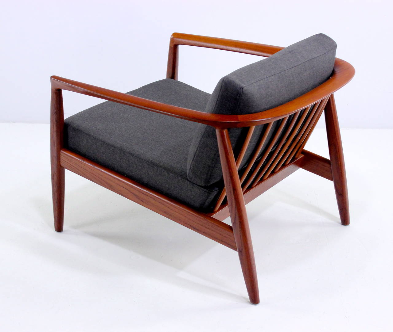20th Century Pair of Danish Modern Teak Armchairs Designed by Folke Ohlsson for DUX For Sale
