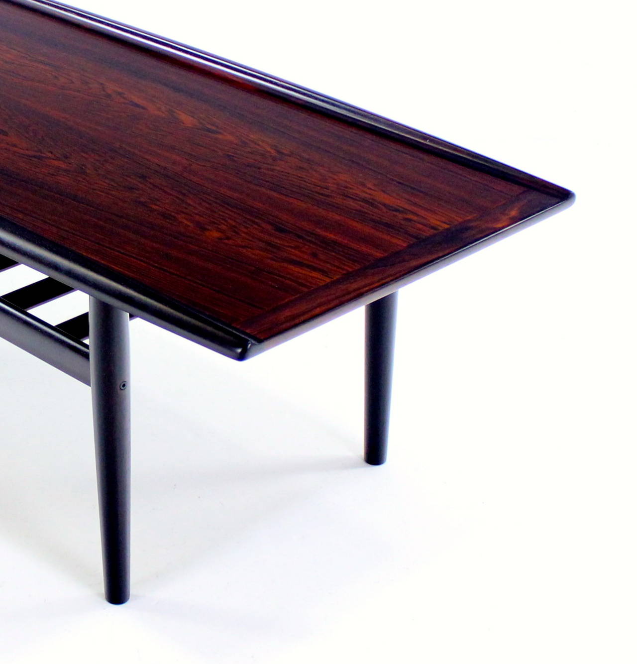 20th Century Danish Modern Rosewood Coffee Table Designed by Grete Jalk For Sale