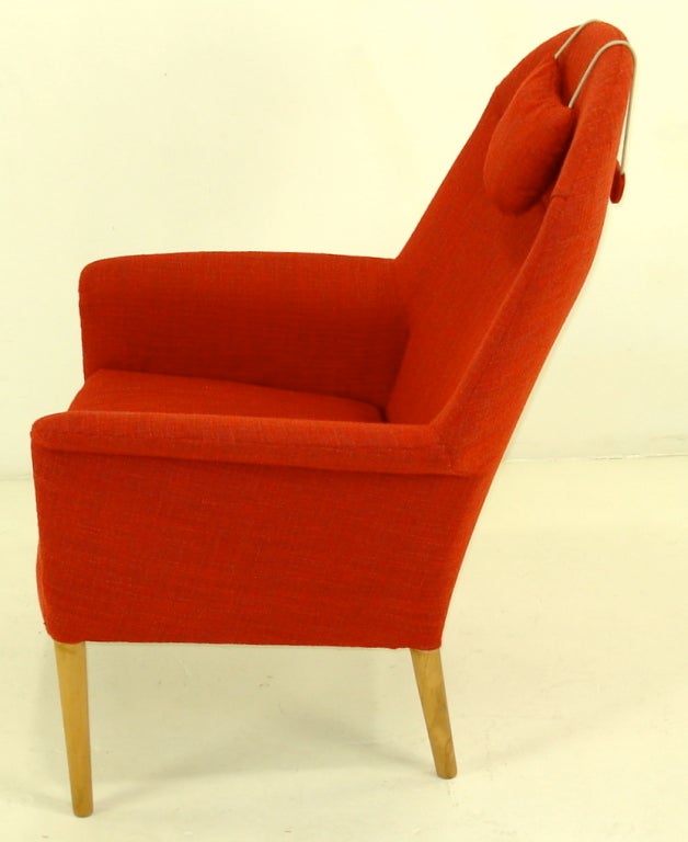 Danish Modern Armchair by Aksel Bender Madsen In Excellent Condition For Sale In Portland, OR