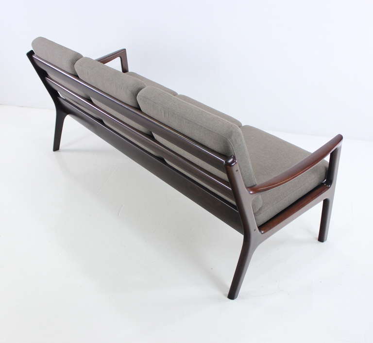 20th Century Danish Modern Mahogany Seating Set Designed by Ole Wanscher For Sale