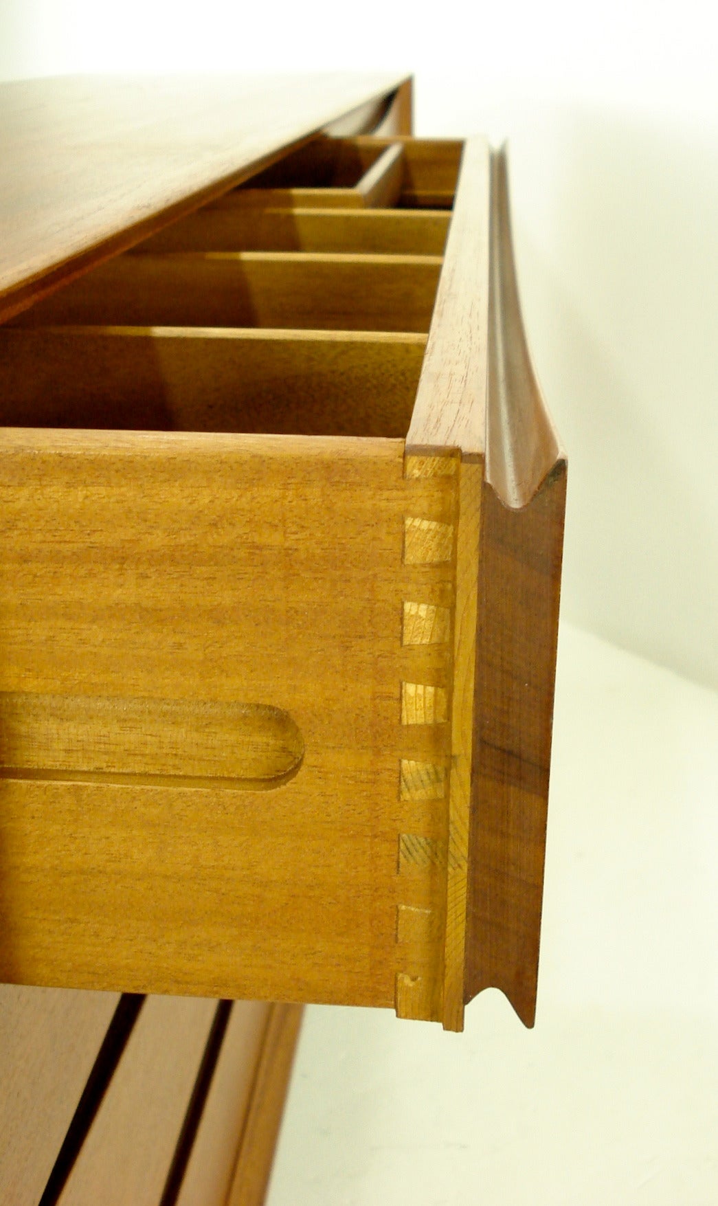 20th Century Impressive Danish Modern Teak Dresser Designed by Arne Vodder For Sale