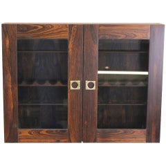 Danish Modern Rosewood Pipe Cabinet Designed by Arne Vodder Danish Modern Rosewood Pipe Cabinet Designed by Arne Vodder