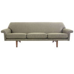 Classic Danish Modern Three-Place Sofa