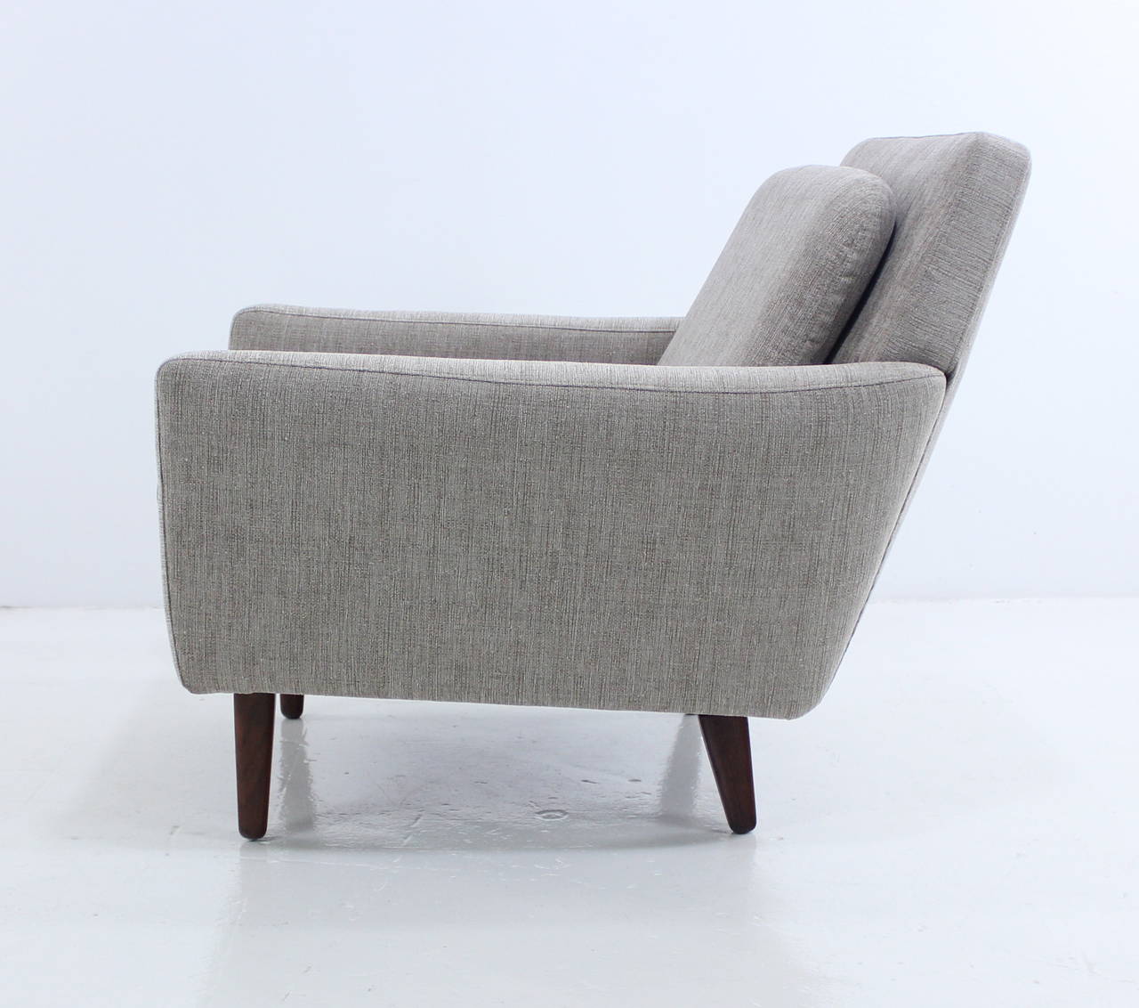Wood Pair of Danish Modern Armchairs Designed by Folke Ohlsson for DUX For Sale