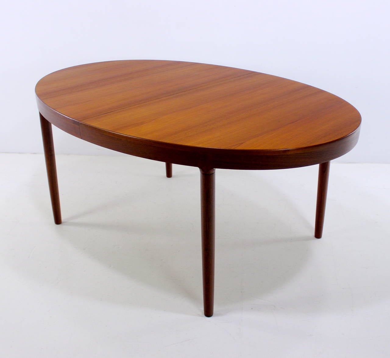 Scandinavian Modern Danish Modern Oval Teak Dining Table Designed by Harry Ostergaard For Sale