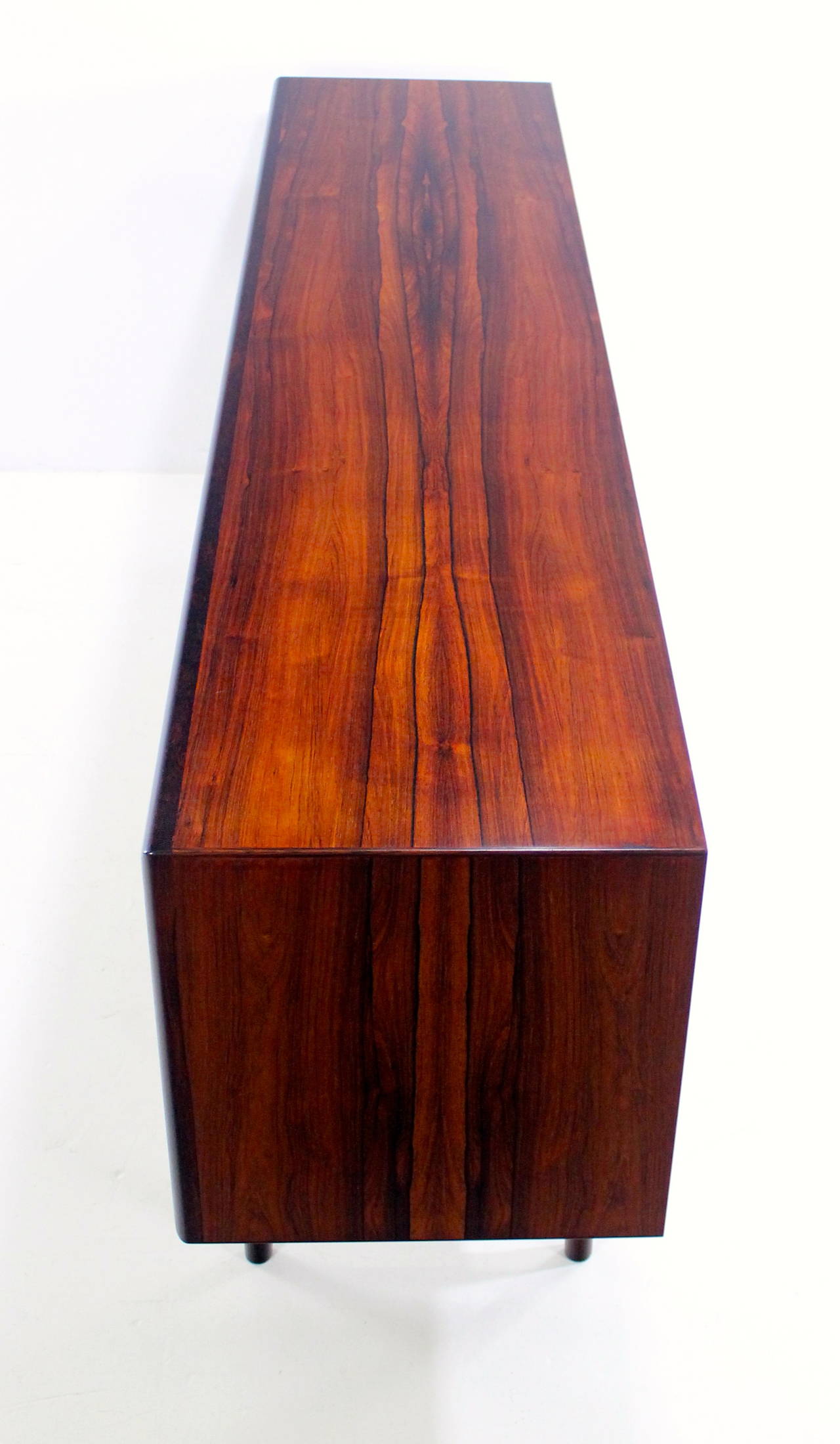 Extraordinary Danish Modern Rosewood Credenza Designed by Torbjørn Afdal For Sale 5