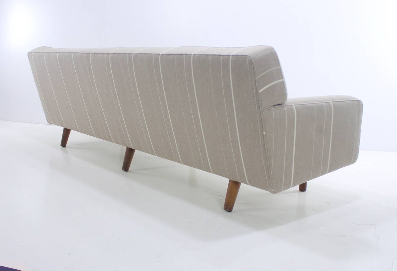 20th Century Extraordinary Danish Modern Sofa Custom Designed by Hans Wegner For Sale