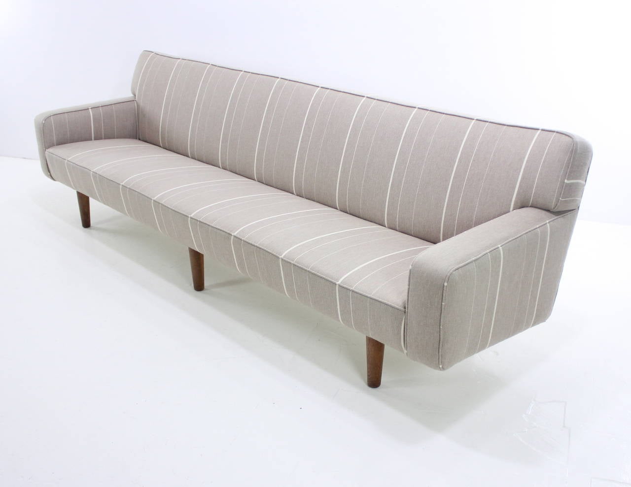 Extraordinary Danish Modern Sofa Custom Designed by Hans Wegner In Excellent Condition For Sale In Portland, OR