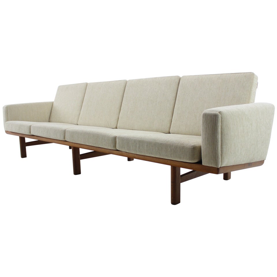 Exceptional Danish Modern Sofa Designed by Hans Wegner For Sale