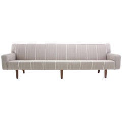 Extraordinary Danish Modern Sofa Custom Designed by Hans Wegner