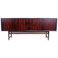 Extraordinary Danish Modern Rosewood Credenza Designed by Torbjørn Afdal