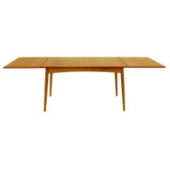 Danish Modern Teak 
Oak Drop Leaf  Dining Table by Hans Wegner