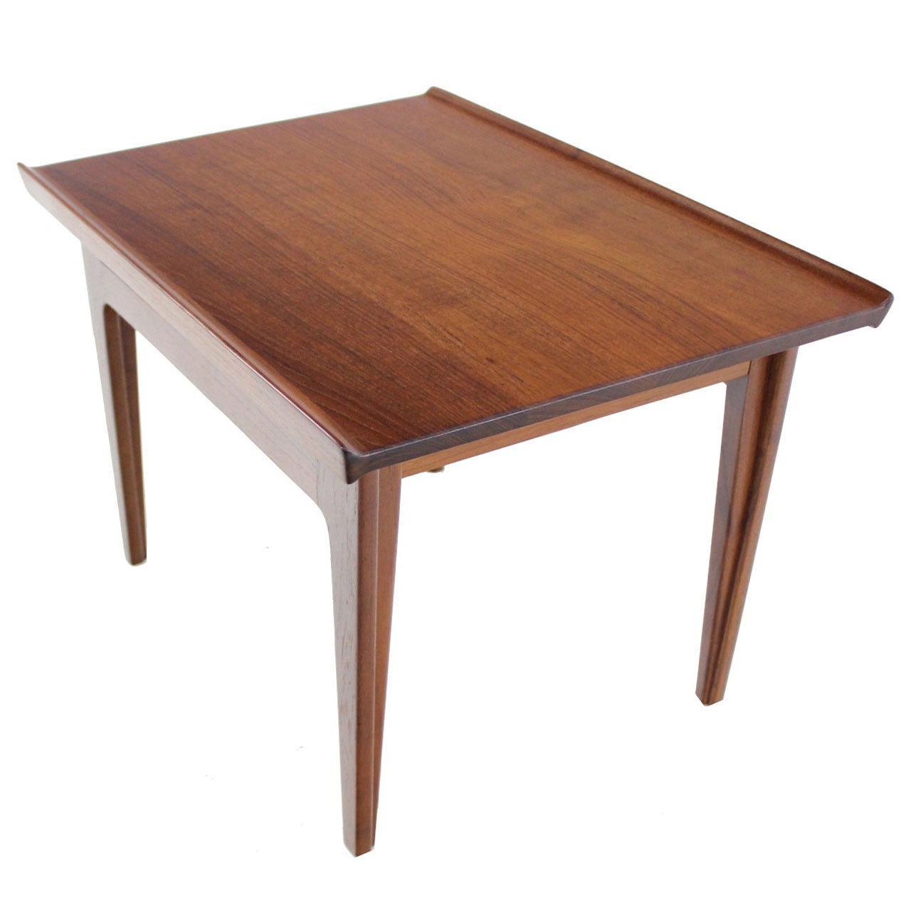 Danish Modern Solid Teak Side Table Designed by Finn Juhl