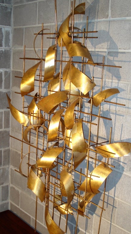 Monumental wall sculpture by renowned New York artist William Bowie, entitled 