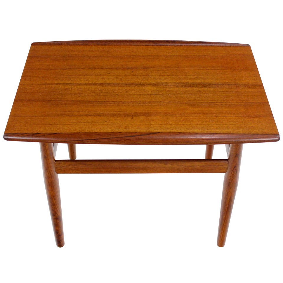Danish Modern Teak End Table Designed by Grete Jalk For Sale at 1stDibs